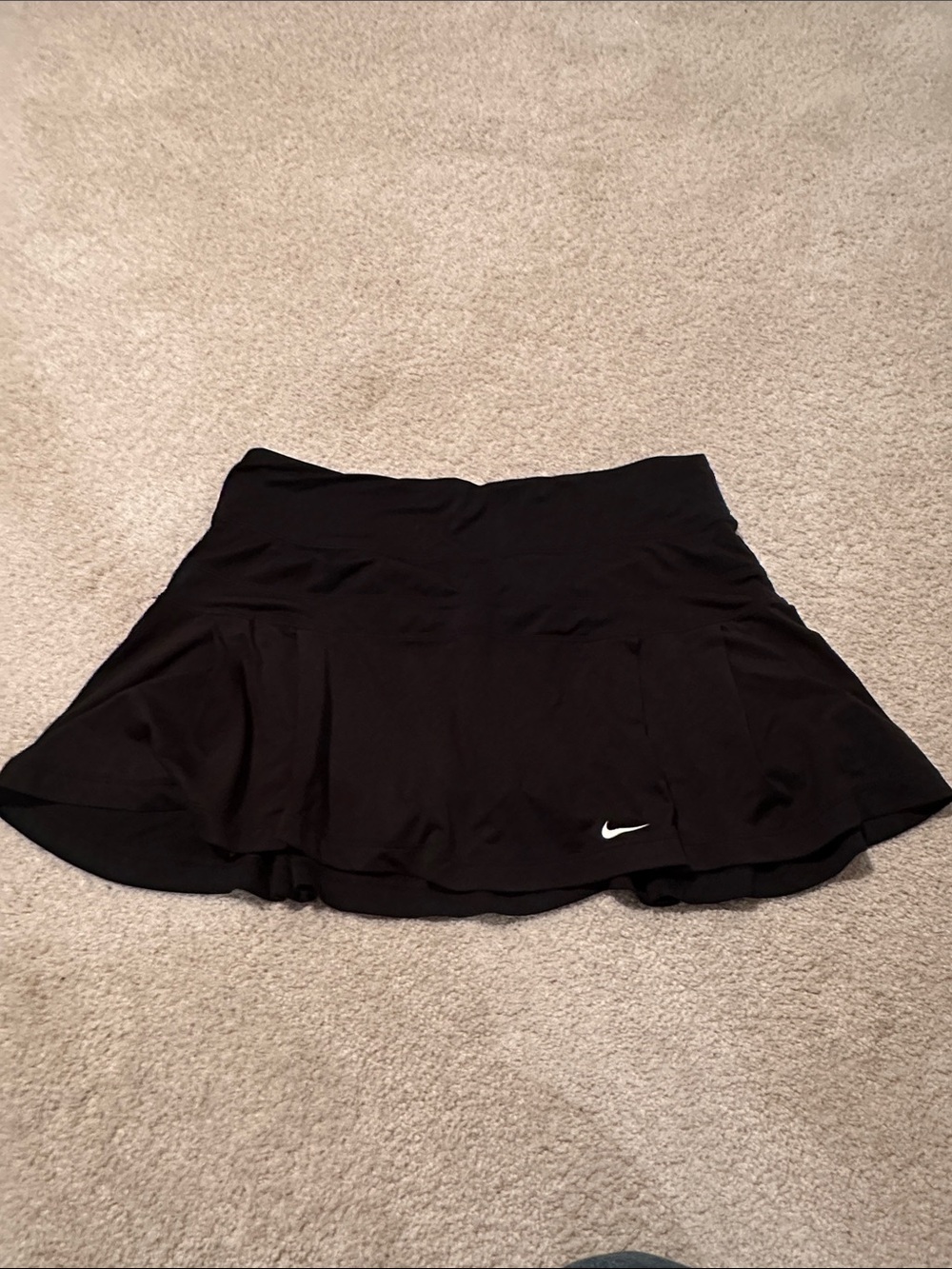 Nike Black Circle Skirt with Subtle Swoosh
